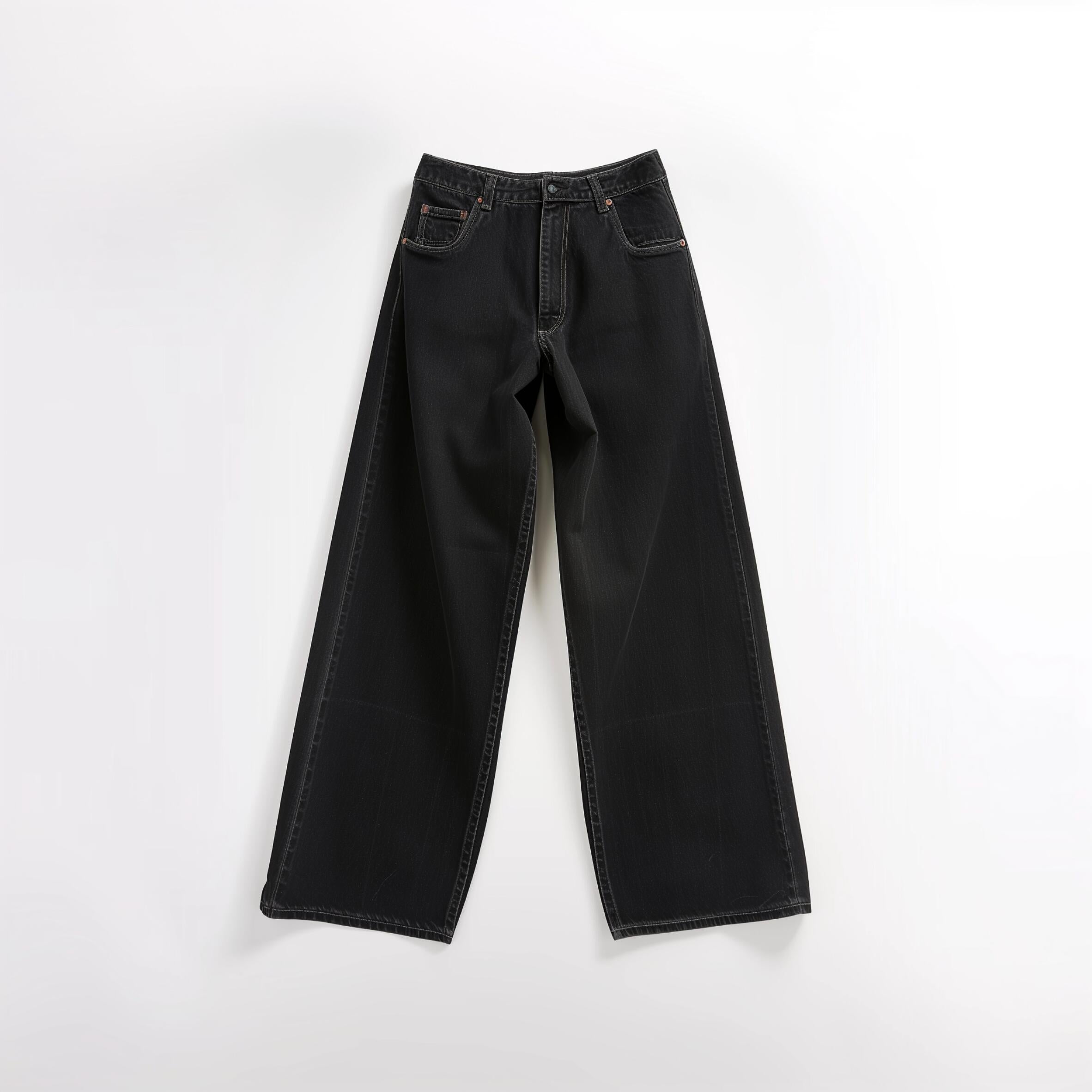 Wide Black Denim